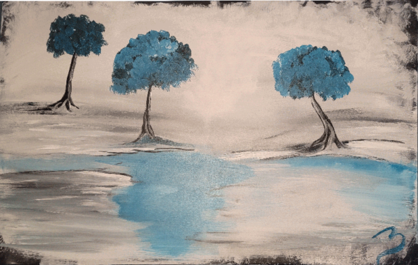 Blue Day -  Acrylic on Canvas